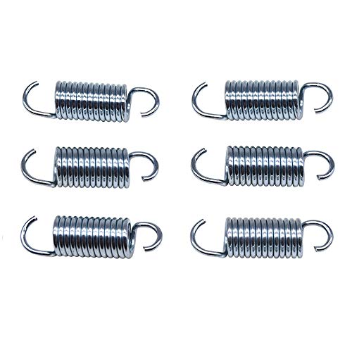 Yoogu 2-1/4inch (6Pcs) Furniture Mechanism Extension Tension Springs Replacement for Recliner Sofa Chair Bed