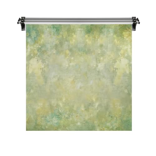 Kate 10x10ft/3x3m Green Abstract Backdrop for Photography Vintage Floral Texture Photoshoot Background Photo Video Studio Props - size: 10x10ft