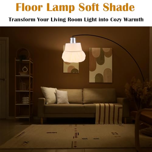 LED Light Diffuser White Diffusion Fabric Cover Lighting Filters Multiple Sizes for Desk Lamp, Pendant Light, Floor Lamp, Ceiling Light (Medium) - size: Medium