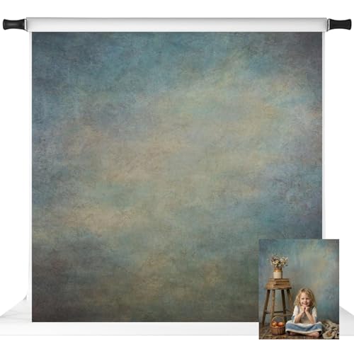 Kate Portrait Backdrops for Photography Rusty Abstract Texture Vintage Headshot Photo Studio Props, 8x8ft - size: 8x8ft
