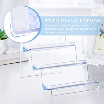 DOITOOL Clear Acrylic Purse Display Stand Holder Wallet Stand 3 Tier Handbag Purse Display Stand Glasses Holder Jewelry Display Riser Shelf for Home Decoration and Organizer - size: 3 Tier