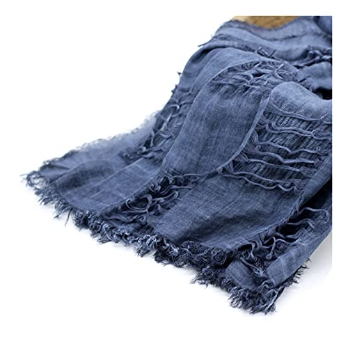 Honra Orraphtstu Newborn Photography Props Baby Photo Posing Wraps Girls Boys Photoshoots Blanket Vintage Fringed Texture Layers (Blue) - color: Blue