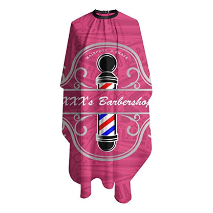 Custom Barber Cape, Personalized Haircut Salon Cape for Men - color: Barber-4