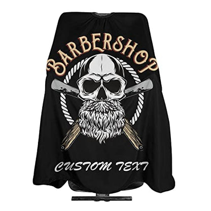 Custom Waterproof Barber Cape Personalized Text Barber Shop Salon Cape for Men Customized Hair Cutting Cape - color: Barber-04