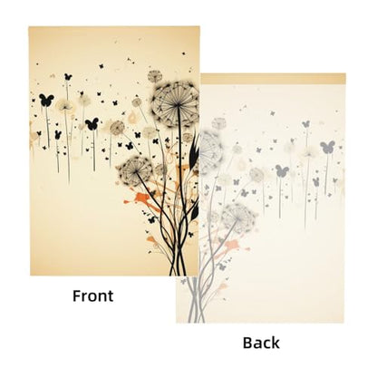 Dandelion Hearts Backdrop Background for Photography 5x7ft Photobooth Professional Photo Backdrop Curtains Video Photography Studio Photo Backgrounds Banner Booth Background Screen Parties - color: Dandelion Hearts