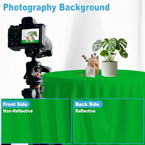 Green Screen Key Backdrop, Polyester, 5X7 FT, Photography Background, Machine Washable, Green, LY166 - color: Green, size: 5X7 FT