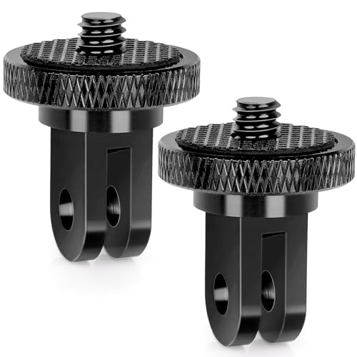 Tripod Mount Adapter for Gopro, Camera 1/4”-20 Tripod Mount for Insta 360/Gopro Hero/Sony Xiaomi yi Sjcam Action Cameras and Other Standard 1/4 Accessories - color: Gopro Tripod Mount