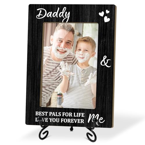 Daddy & Me Picture Frame - Love You Forever,Dad and Fathers,4x6 Photo Frame for Tabletop Display Desk Decor - 02 - color: Frame02