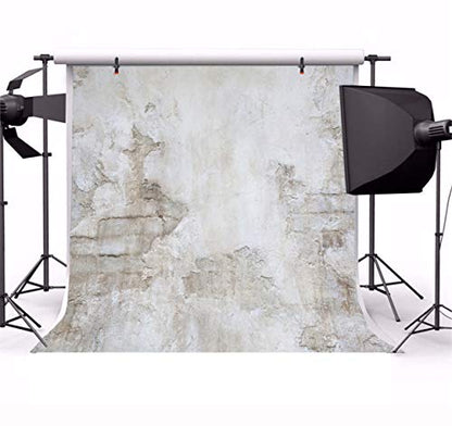 Laeacco Rock Wall Photography Backdrops for Studio 8x8ft Vinyl Studio Backdrop Customized Photography Backdrop Stone Wall Backdrop Grunge Antique Ingredient Rough Wall Retro Architecture - size: 8x8ft