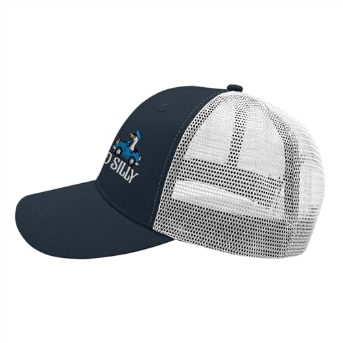 INVULNERABLE Funny Trucker Hat Embroidered Hat Baseball Cap Hats Men Funny Hats Women - color: Goose