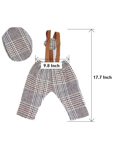 Infant Newborn Photo Outfits Props Baby Photography Crochet Romper Hat Set Monthly Boy Girl Photo Shoot Knitted Berets - color: Brown White