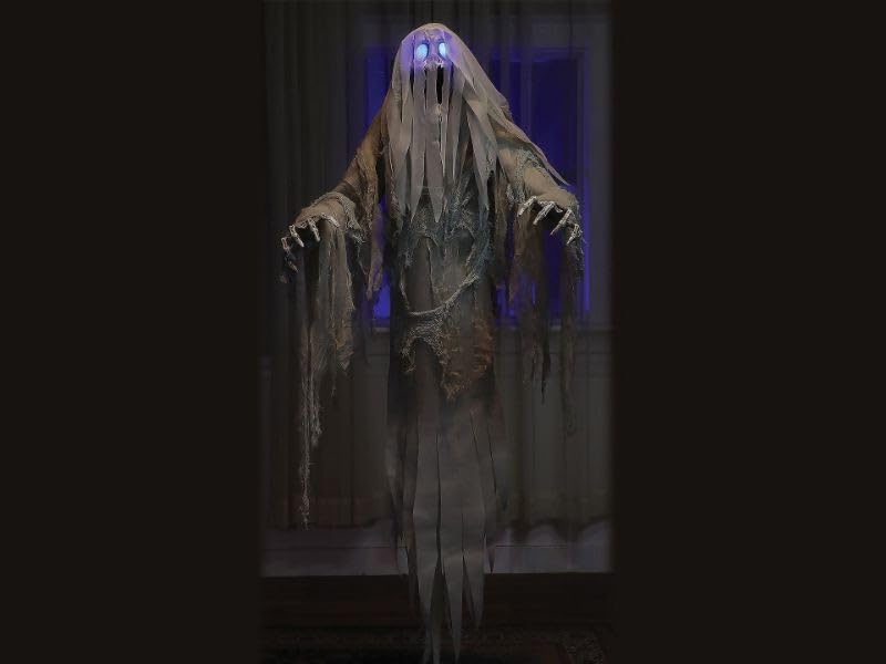 5ft Hanging Ghost Spirit Apparition Animated Halloween Prop