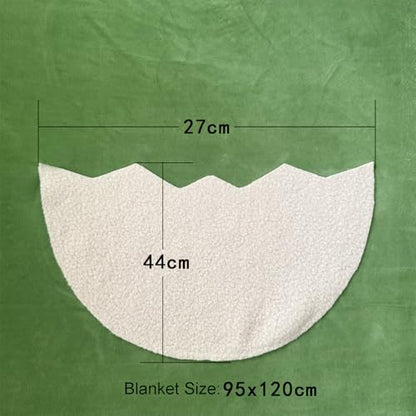 Zeroest Easter Newborn Photography Blanket with Pocket - Newborn Photoshoot Props - Boys & Girls Posing Stretch Fabric Beanbag Cover with Wavy Eggshell Pocket 47.2" x 37.4" (Green)