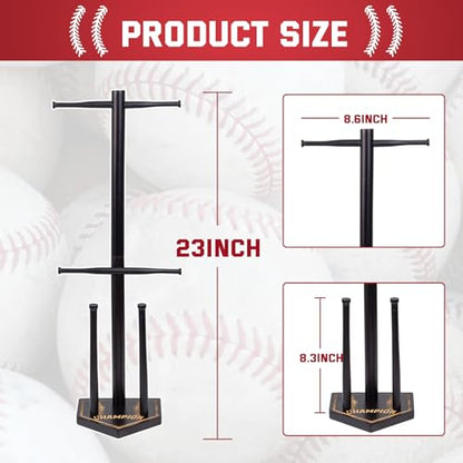 Baseball Ring Holder With Medal Hanger,Wooden Championship Memorabilia Display Holder Accessories,Baseball or Softball Drip Necklace Organizer Holder,Jewelry Organizer,23Inch x 8.6Inch