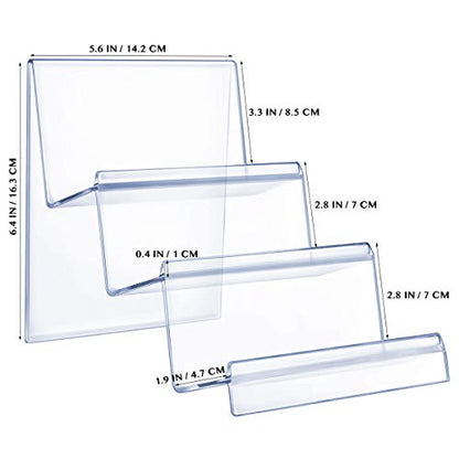 DOITOOL Clear Acrylic Purse Display Stand Holder Wallet Stand 3 Tier Handbag Purse Display Stand Glasses Holder Jewelry Display Riser Shelf for Home Decoration and Organizer - size: 3 Tier