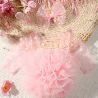 Newborn Photography Outfits Girl Baby Photography Props Lace Romper With headband Baby Photo Outfits Girls Photo Props - color: Pikn