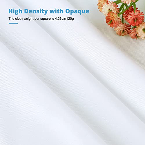 Aimosen 10x10 FT White Backdrop Background for Photography, Large Pure Photo Backdrop Curtain Drapes, High Density Screen Backdrops for Party Portrait Photoshoots Booth Video Studio - color: White