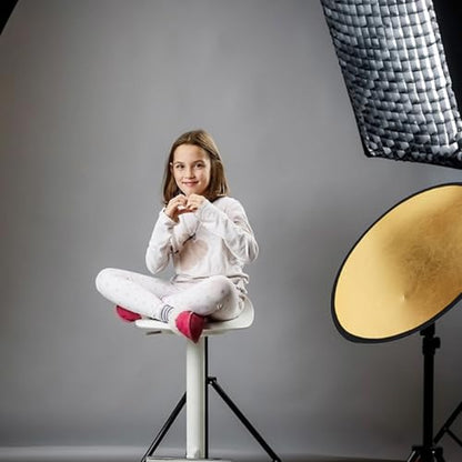 DOITOOL Foldable Photography Light Bounce Board 2-in-1 Gold Tone and Silver Tone Reflector for Outdoor and Studio Photography Accessories