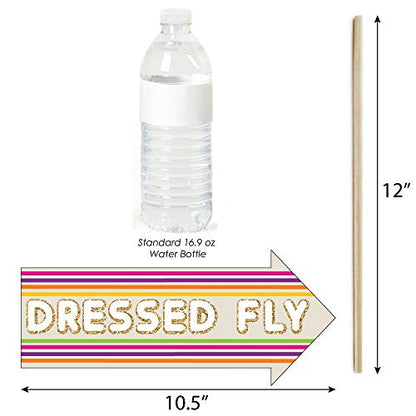 Big Dot of Happiness Funny 70's Disco - 1970s Disco Fever Photo Booth Props Kit - 10 Piece - color: 70's Disco