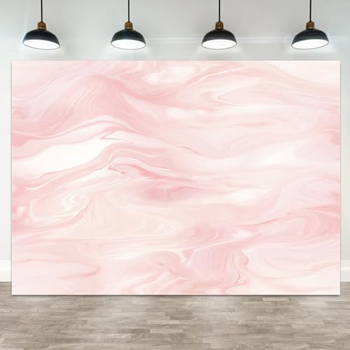 5x3ft Pink Marble Abstract Backdrop Flowing Liquid Art Pattern Background for Photo Booth Party Wedding Studio Decoration Props - color: Color 1, size: 5x3ft