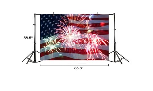 American Flag Photo Backdrop 7x5ft 4th of July Independence Day Photography Backdrops National Flag Day Events Backdrop Memorial Day Backdrops American-Themed Party Photos