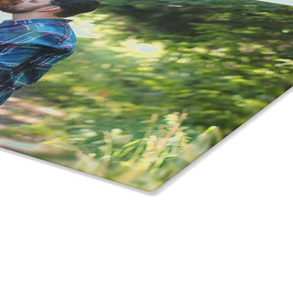 Personalized Glass Cutting Board Custom Tempered Boards with Photo Logo Text Customized Picture Print Textured Glass Prints Wall Art Decor