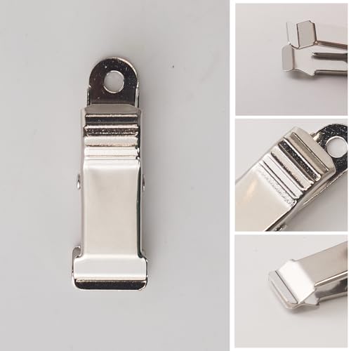 20 Pcs Small Alligator Clips Mini Spring Clamps for Crafts Backdrop Office Paper Hanging Lights Wires Photos with Smooth Jaw 5/16 Inch Capacity - color: Sliver