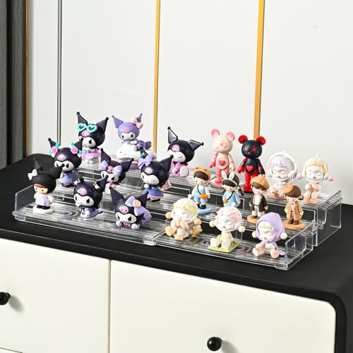 Display Risers, 4 Tier Perfume Organizer Stand，Clear Cupcake Stand Holder，Display Risers for Figures,Cake Shelves Retail (19inch-1pack) - size: 19inch-1pack