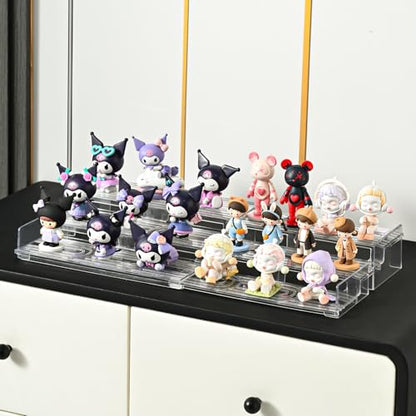 Display Risers, 4 Tier Perfume Organizer Stand，Clear Cupcake Stand Holder，Display Risers for Figures,Cake Shelves Retail (19inch-1pack) - size: 19inch-1pack