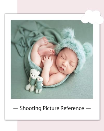 Zeroest Newborn Photography Wrap - Newborn Photoshoot Props - Boys & Girls Posing Stretch Knit Blanket (Light Green, Small) - color: Light Green