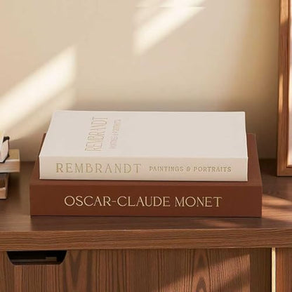 Faux Decorative Books with Hidden Storage – Classic Linen Aesthetic Boxes for Home Decor, Shelf Styling, Coffee Table Display, and Gift Scene Use