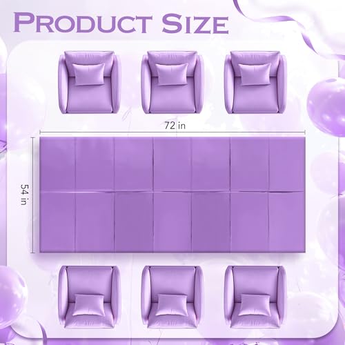 2pcs Light Purple Foil Tablecloth 54*72inch Plastic Birthday Party Table Cloths Disposable Waterproof Table Cover for Halloween Bridal Shower Wedding Anniversary Baby Shower Elegant Party Supplies - color: Light Purple