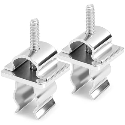 J4007456 Upgrade Hood Prop Rod Retainer Clip,Stainless Steel Material,Compatible with Jeep Wrangler YJ/TJ Chrysler Town & Country Dodge Durango Grand Caravan Ram Van 2 Pack