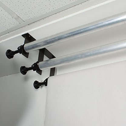 Fotoconic 118" / 3m Metal Tube Crossbar for Electric Motorized, Manual Studio Roller Background Support System