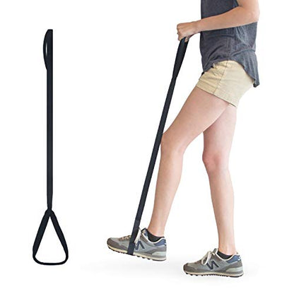 RMS Premium 35” Leg Lifter with Hand Strap & Foot Loop – Long-Term Orthopedic Daily Living Aid for Chronic Hip, Knee & Mobility Limitations - size: 35 Inch (Pack of 1)