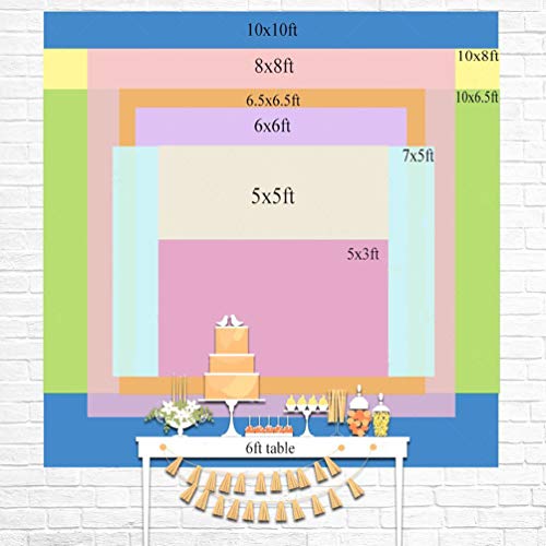 9x6ft Boho Cake Smash Decoration Backdrop for Baby Shower Ceremony Birthday Wedding Party Photography Background Photo Studio Props - size: 9x6ft