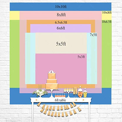 9x6ft Boho Cake Smash Decoration Backdrop for Baby Shower Ceremony Birthday Wedding Party Photography Background Photo Studio Props - size: 9x6ft
