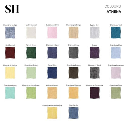 Solino Home Linen Cloth Placemats Set of 4-100% Pure Linen Champagne Beige Placemats 14 x 19 Inch for Spring, Summer - Athena - color: 02: Champagne Beige, size: 14" X 19" (Set of 4)
