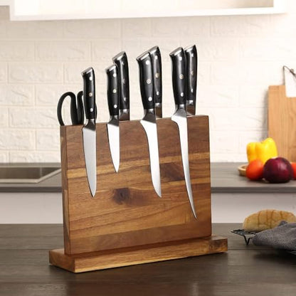 Magnetic Knife Block - Magnetic Knife Holder - Magnetic Knife Stand- Cutlery Display Stand and Storage Rack - style: Magnetic Knife Block