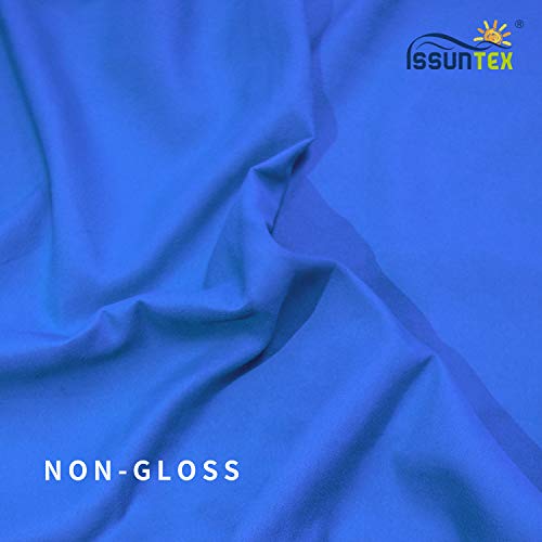 ISSUNTEX 5X7 ft Background Muslin Backdrop, Photo Studio, Collapsible High Density Screen for Video Photography and Television-Blue - color: Blue, size: 5X7 ft
