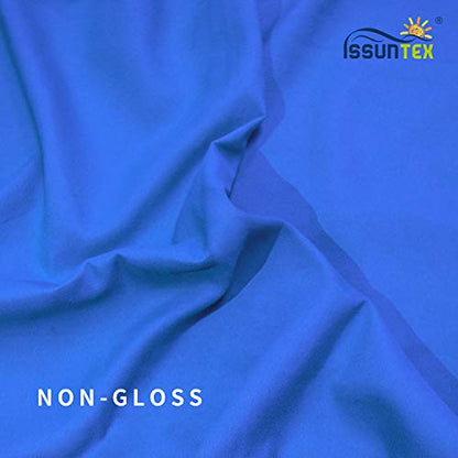 ISSUNTEX 6X9 ft Background Muslin Backdrop, Photo Studio, Collapsible High Density Screen for Video Photography and Television-Blue - color: Blue, size: 6X9 ft