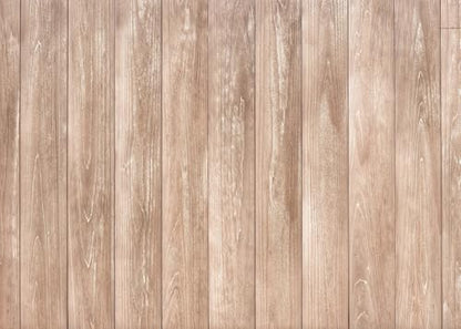 LYWYGG 7x5ft Wood Backdrop Natural Wooden Board Photography Background Birthday Party Banner Backdrops CP- 619