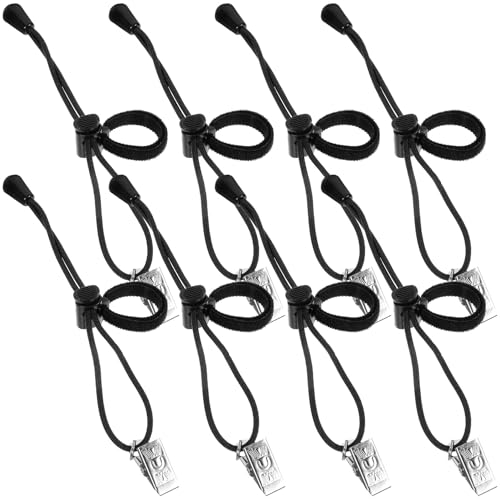 ABOOFAN 8pcs Photography Backdrop Fixing Clips Spring Clamp Holder Set for Studio Photo Shoot, Sturdy Metal Background Cloth Clips for Professional Photographers
