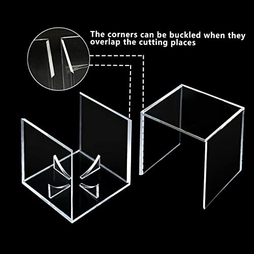 Acrylic Baseball Case for Display, UV Protected Baseball Display Cube, Autographed Baseball Clear Display Case, Baseball Display Case for Memorabilia Baseball (2 PC) - size: 2 PC