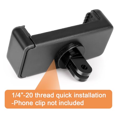 Tripod Mount Adapter for Gopro, Camera 1/4”-20 Tripod Mount for Insta 360/Gopro Hero/Sony Xiaomi yi Sjcam Action Cameras and Other Standard 1/4 Accessories - color: Gopro Tripod Mount