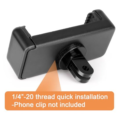 Tripod Mount Adapter for Gopro, Camera 1/4”-20 Tripod Mount for Insta 360/Gopro Hero/Sony Xiaomi yi Sjcam Action Cameras and Other Standard 1/4 Accessories - color: Gopro Tripod Mount