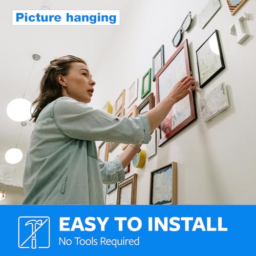 3M Double Sided Tape 0.39in x 16.5ft, Mounting Tape Heavy Duty, Removeable PE Foam Tape Strips, Strong Adhesive Tape Waterproof Free Damage for Paint Wall Picture Hanging Poster - size: 0.39in X 16.5ft