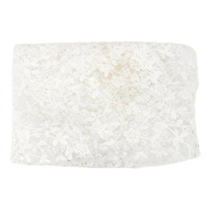Luxury Newborn Boy Girl Baby Photography Props Wrap Lace Yarn Cloth Blanket (White) - color: White