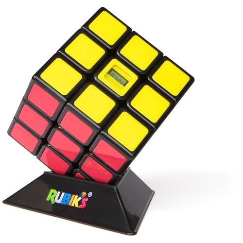 Rubik’s Cube, Timer Cube, Clear Display, Beat Your Best Time, Brain Teaser Puzzle for Adults & Practice for Speed Cubers, Problem-Solving Challenging Brain Teaser Fidget Toy for Kids, Ages 8 & Up - color: 3x3 Timer Cube