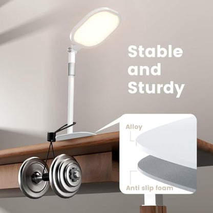 White 1Pack Video Conference Lighting for Zoom Meeting, Ring Light for Desk with Flexible Stand - size: White 1Pack